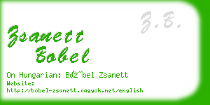 zsanett bobel business card